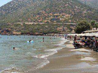 Photo in Livadi beach Northern Cretan Highway Vlichada Municipality of Milopotamos Rethymno Regional Unit Region of Crete Greece