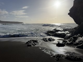 Photo in Beach view Calle La Pena Ajuy Pajara Las Palmas Canary Islands Spain