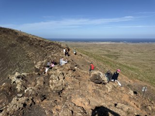 Photo in Volcan Calderon Hondo La Oliva Las Palmas Canary Islands 35650 Spain