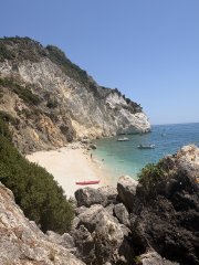 Photo in Marathonisi Caves Cameo island Footbridge ?. ???????? Laganas Municipal Unit Zakynthos Municipality Zakynthos Regional Unit Ioanian Islands Peloponnese Western Greece and the Ionian 290 92 Greece